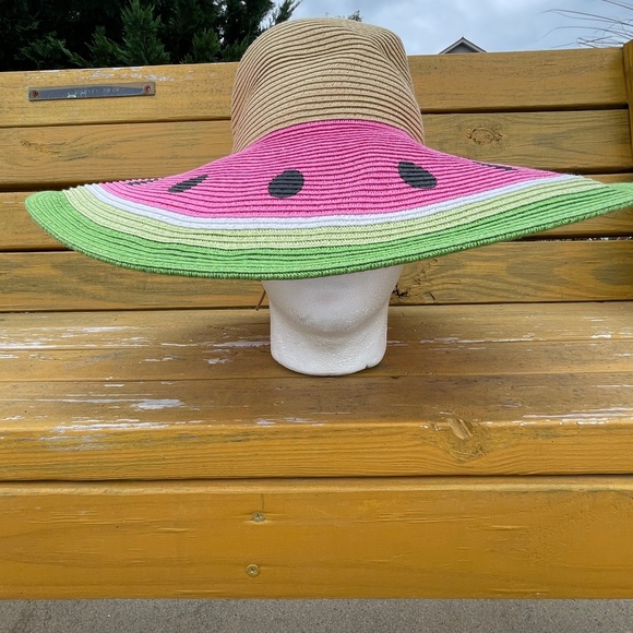 August Hat Company Floppy Watermelon Sun Hat - Picture 2 of 7